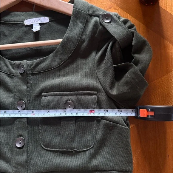 Vintage dELiA*s olive utility dress - Picture 9 of 10